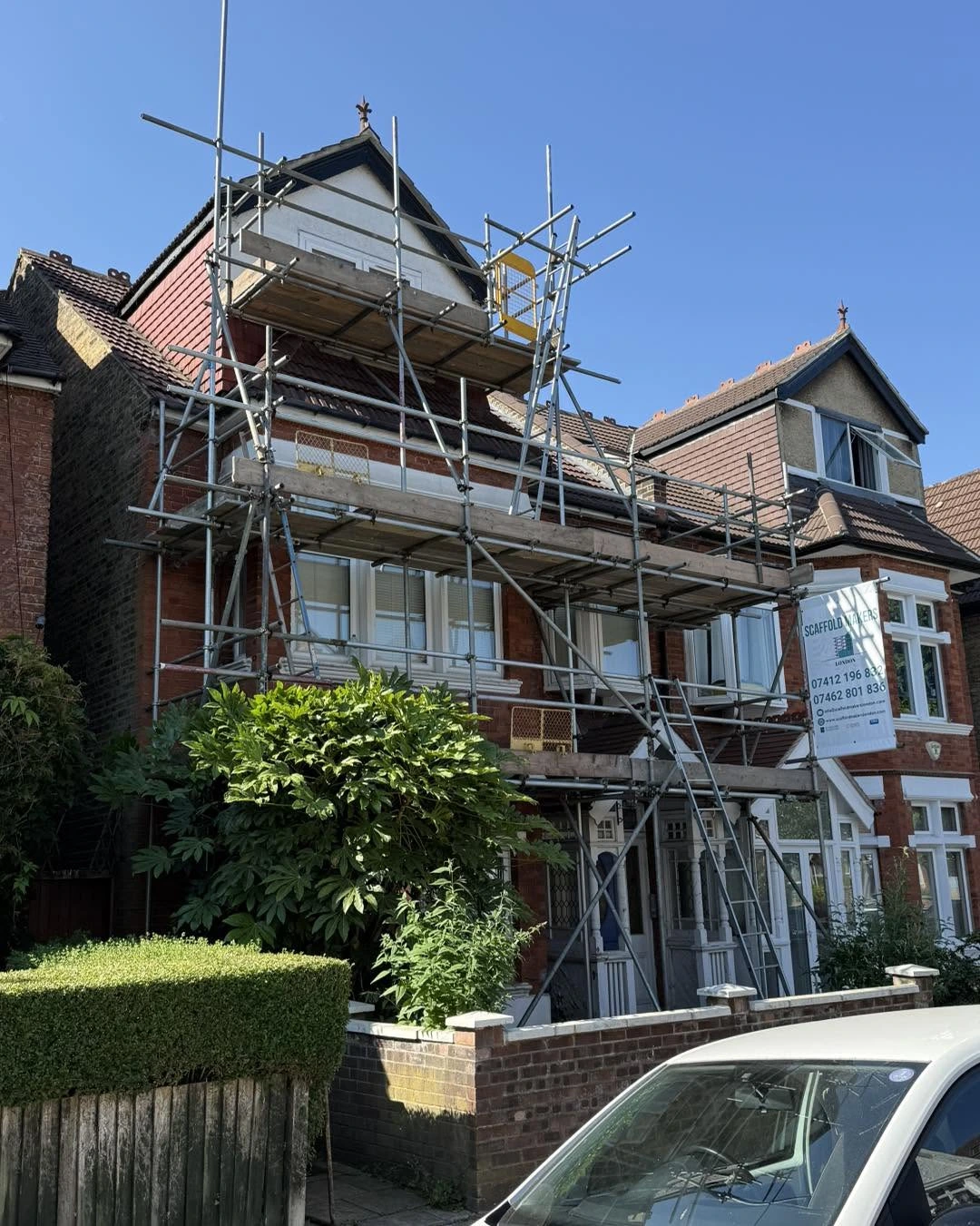 Residential scaffolding project