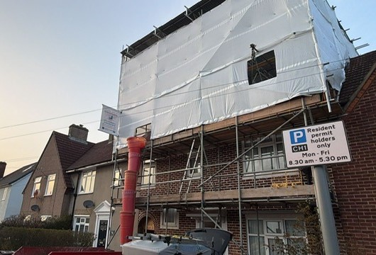 Temporary Roof Scaffold